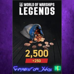 ☀️World of Warships Legends - 2,750 Doubloons XBOX DLC