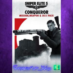 ☀️Sniper Elite 5 Conqueror Mission, Weapon And Skin Pack XBOX DLC