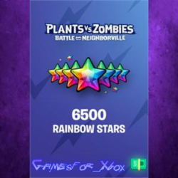 Plants vs. Zombies Battle for Neighborville – 5000  1500 Bonus Rainbow Stars XBOX D