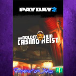 ☀️PAYDAY 2 CRIMEWAVE EDITION - The Golden Grin Casino Heist XBOX DLC