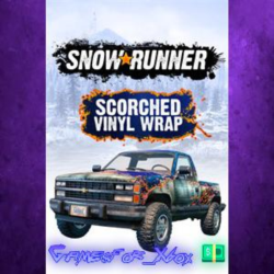 ☀️SnowRunner – Scorched Vinyl Wrap XBOX DLC