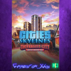 ☀️Cities Skylines - Content Creator Pack: University City XBOX DLC