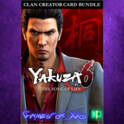 ☀️Yakuza 6 Song of Life Clan Creator Card Bundle XBOX DLC