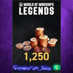 ☀️World of Warships Legends - 1,250 Doubloons XBOX DLC