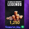 ☀️World of Warships Legends - 1,250 Doubloons XBOX DLC