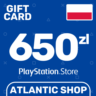 Карта Пополнения PSN 650 Злотых (PLN) Польша
