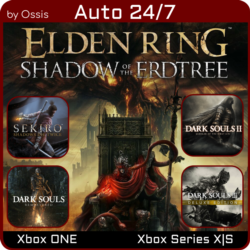 XBOX 24/7 Elden Ring Shadow of the Erdtree, Dark Souls, Sekiro