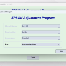 Сброс EPSON AdjProg L4150L4151L4153L4156L4158