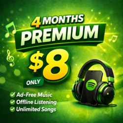 SPOTIFY PREMIUM – 4 МЕСЯЦ   ГАРАНТИЯ  | РАБОТЫ В РОССИИ | БЫСТРЫЙ