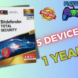 BКлюч Bitdefender Total Security для 5 устройств на 1 г