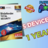 BКлюч Bitdefender Total Security для 5 устройств на 1 г