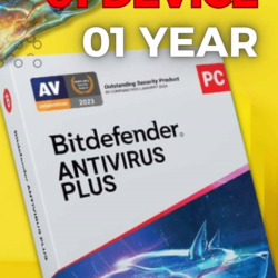 BitDefender Antivirus Plus 1 ПК, ключ  1 год