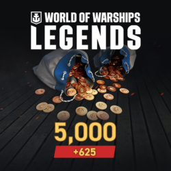 World of Warships: Legends - 5625 дублонов PS5 ПСН