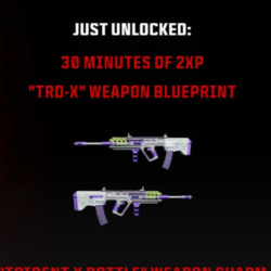 Trident X BOTTLE WEAPON CHARM TRD-X WEAPON BLUEPRINT