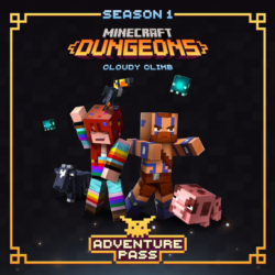 Minecraft Dungeons приключенческий абонемент Облачное в