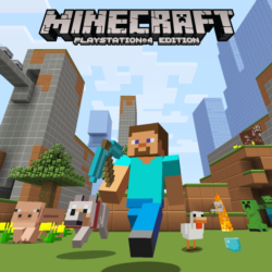 Набор пластиковых текстур Minecraft PS4 ПСН PLAYSTATION