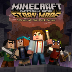 Набор скинов Minecraft Story Mode PS4 ПСН PLAYSTATION