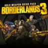 Набор золотых расцветок для оружия из Borderlands 3 PS4