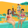 THE SIMS 4 POOLSIDE SPLASH KIT Origin EA App Key