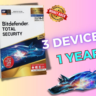 Bitdefender Total Security 3 Device 1  Ключ.