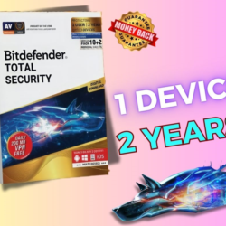 Bitdefender Total Security 1 устройство 2  ключ.