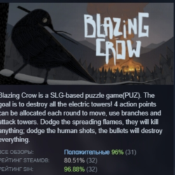火鸦 blazing crow АВТОДОСТАВКА STEAM GLOBAL МГНОВЕННО ЛИЦЕНЗИЯ
