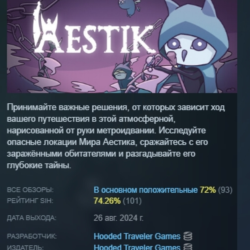Aestik АВТОДОСТАВКА STEAM GLOBAL МГНОВЕННО ЛИЦЕНЗИЯ
