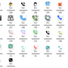 Иконки телефона PNG (Пак из 30 иконок)