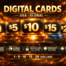 КАРТА США 1-15$ БАЛАНС РАБОТАЕТ GOOGLE/APPLE/PAYPAL