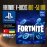 Fortnite V-Bucks 800 - 50,000 • PS4/PS5 • Турция / Украина