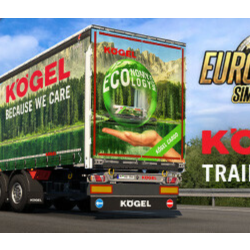 Euro Truck Simulator 2 - Kogel Trailer Pack DLC