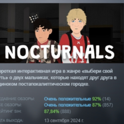 Nocturnals АВТОДОСТАВКА STEAM GLOBAL МГНОВЕННО ЛИЦЕНЗИЯ