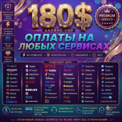180$ "Global Cards: Pay Any Service   Any Time!"
