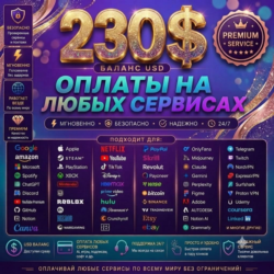 230$ Global Digital Card    Use for Any Service