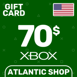 Карта Пополнения Xbox 70$ (USD) США