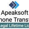 Apeaksoft iPhone Transfer    лицензионный ключ 1 год