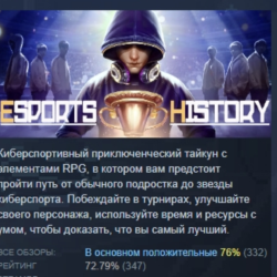 Esports History АВТОДОСТАВКА STEAM GLOBAL МГНОВЕННО ЛИЦЕНЗИЯ