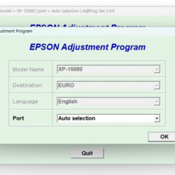 EPSON AdjProg Reset Epson XP-15000