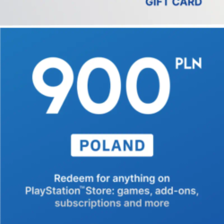 PSN Польша карта пополнения на 900 zl (PLN)