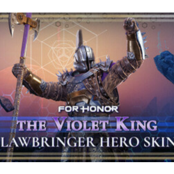 The Violet King - Lawbringer Hero Skin - FOR HONOR dlc