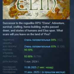 Elin АВТОДОСТАВКА STEAM GLOBAL МГНОВЕННО ЛИЦЕНЗИЯ