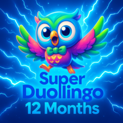 DUOLINGO SUPER – ПОДПИСКА НА 1 ГОД НА ВАШ АККАУНТ