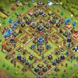 Clash Of Clans 13 TX, BH 08, 54/53/48/45/21 Описание