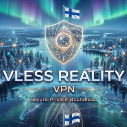 VPN Vless Reality - 30/90 дней      Финляндия