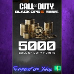 ☀️5,000 Black Ops 6 or Call of Duty Warzone Points XBOX DLC