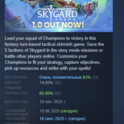 Skygard Arena АВТОДОСТАВКА STEAM GLOBAL МГНОВЕННО ЛИЦЕНЗИЯ