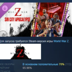 World War Z: Sin City Apocalypse Episode DLC AUTODELIVERY STEAM РОССИЯ