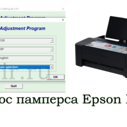 Сброс Epson L120 L121 Adjustment Program