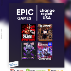 ✨Смена региона Epic Games на США epicgames