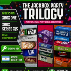 the jackbox party trilogy key xbox one series x s